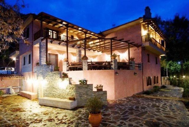 Hotel La Casa Rossa Prínos Exterior foto