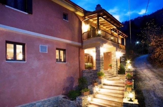 Hotel La Casa Rossa Prínos Exterior foto